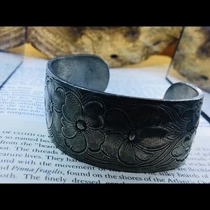 Salisbury “Flower of the Month” Pewter Cuff